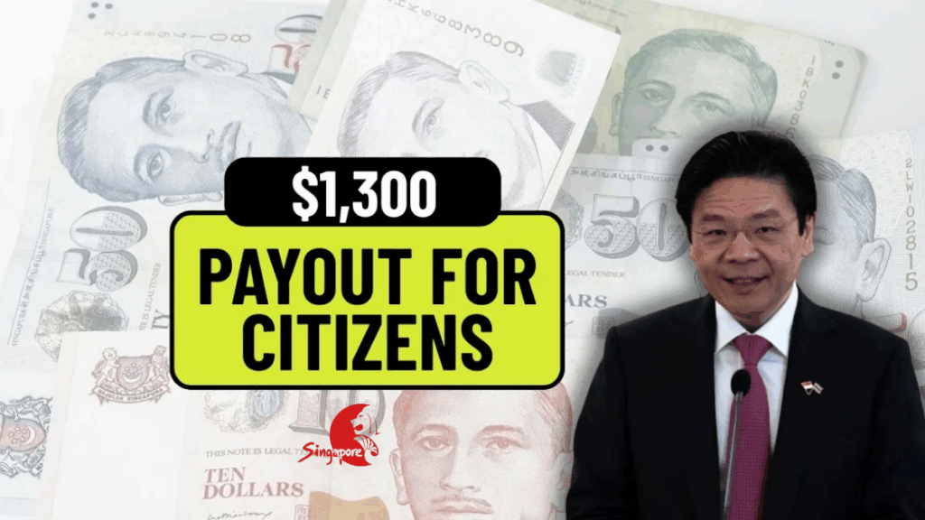 Singapore S$1,300 Cash Payout