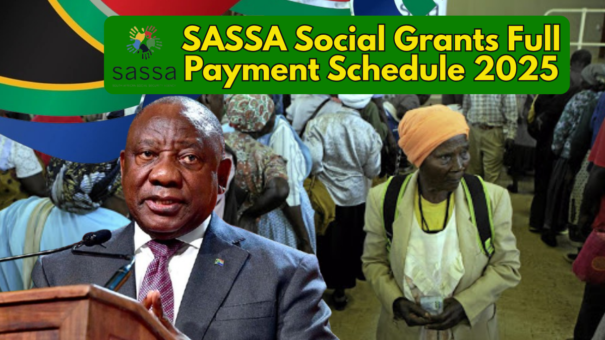 SASSA Social Grants November 2025 Full Payment Schedule and Beneficiary Guide