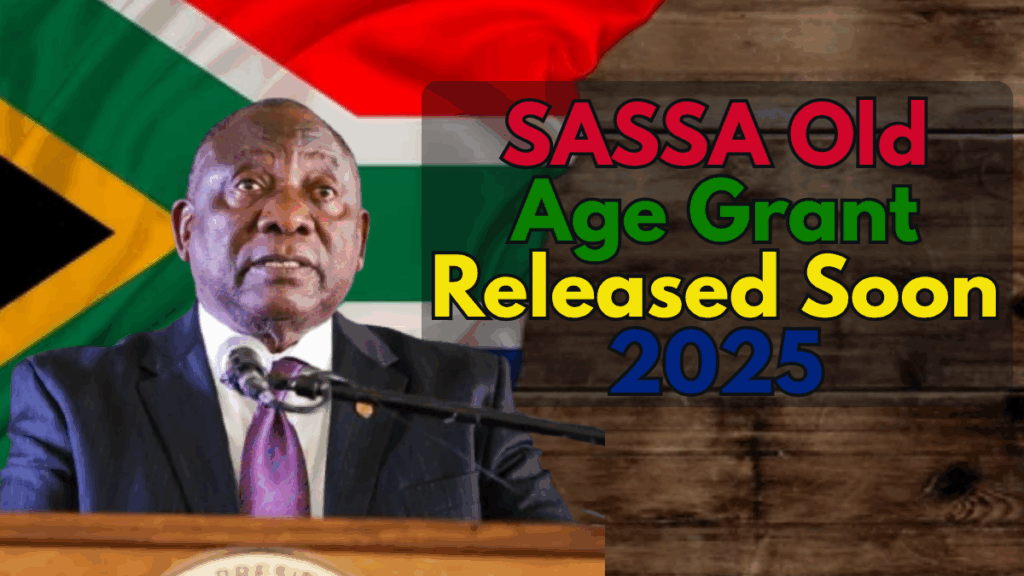 SASSA Old Age Grant November 2025